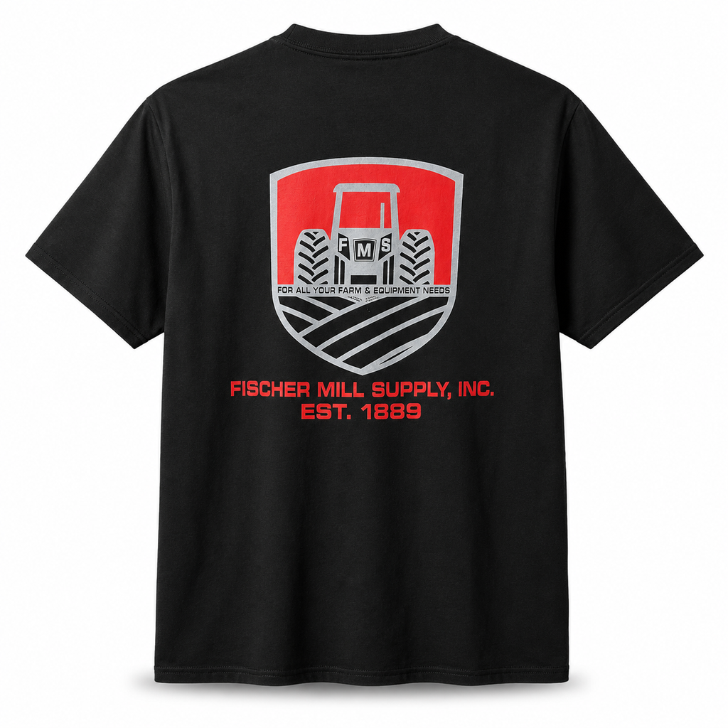 Fischer Mill Supply Black T-Shirt