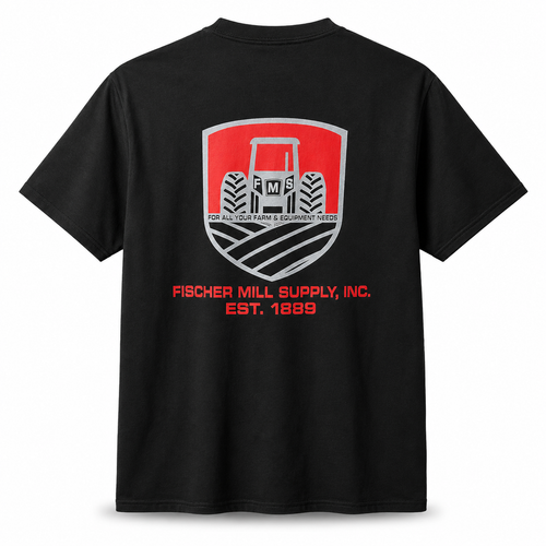 Fischer Mill Supply Black T-Shirt