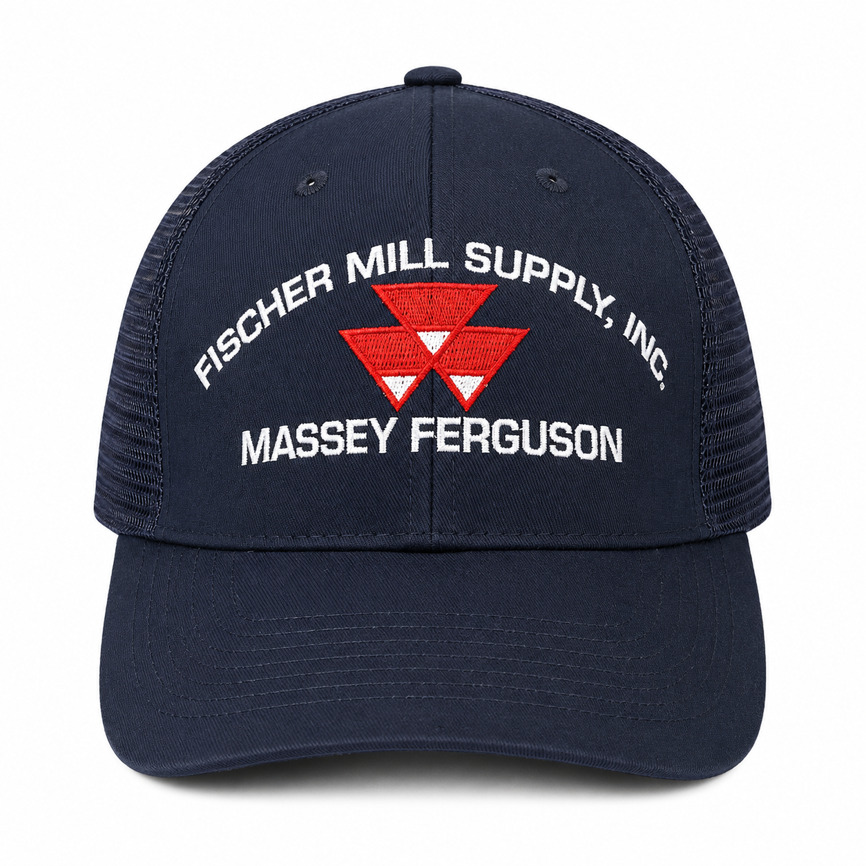 Blue Fischer Mill Supply x Massey Ferguson Navy Hat